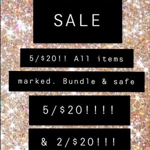 ONLY items marked! PLS Read description!